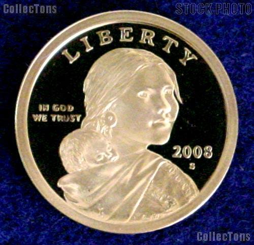 2008-S Sacagawea Golden Dollar - GEM PROOF