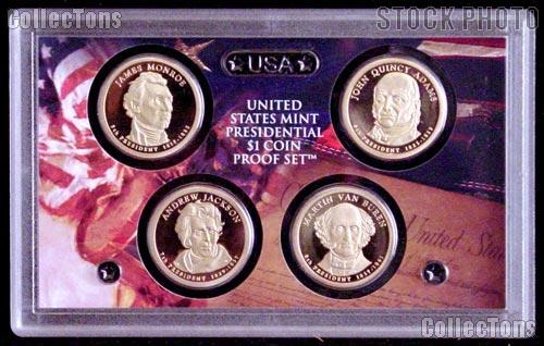2008 U.S. Mint Presidential Dollar Proof Set - 4 Coins
