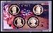 2008 U.S. Mint Presidential Dollar Proof Set - 4 Coins