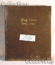 Dansco Half Dimes 1794-1873 Album #6120