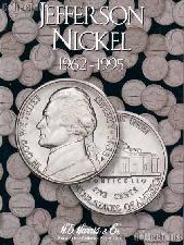 Harris Jefferson Nickels 1962-1995 Coin Folder  2680