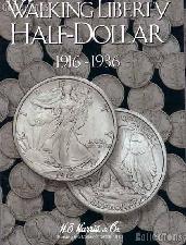 Harris Walking Liberty Halves 1916-36 Coin Folder  2693