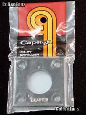 Capital Plastics 2x2 Holder - QUARTER in Black