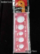 Capital Plastics 2x6 Holder - BIRTH YEAR in Red