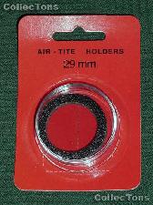 Air-Tite Coin Capsule "H" Black Ring Coin Holder for 29mm Coins