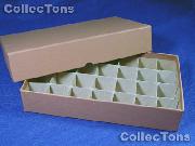 Coin Roll Box for 28 Rolls or Tubes of HALF DOLLARS