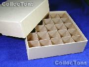 Coin Roll Box for 25 Rolls or Tubes of LARGE DOLLARS