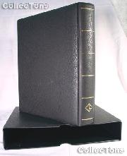 Lighthouse OPTIMA-F Coin Binder and Slipcase in Black