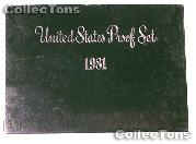 1981 U.S. Mint Proof Set OGP Replacement Box