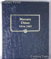 Mercury Dimes 1916-1945 Whitman Classic Album #9118