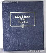 United States Gold Type Set Whitman Classic Album #9170