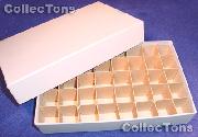 Coin Roll Box for 40 Rolls or Tubes of SMALL DOLLARS