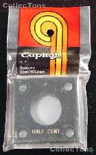 Capital Plastics 2x2 Holder - HALF CENT in Black