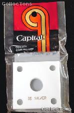 Capital Plastics 2x2 Holder - 3 CENT SILVER in White