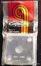 Capital Plastics 2x2 Holder - HALF DIME in Black