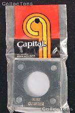 Capital Plastics 2x2 Holder - BUST QUARTER - Black