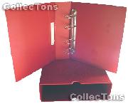 Lighthouse OPTIMA-G Coin Binder and Slipcase in Red