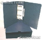 Lighthouse OPTIMA-G Coin Binder and Slipcase in Blue