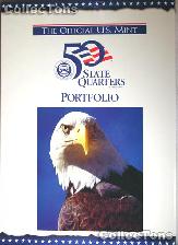 Official U.S. Mint 50 State Quarter Portfolio Map
