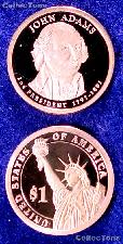 2007-S John Adams Presidential Dollar GEM PROOF Coin