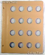 Dansco Blank Album Page for 26mm Coins