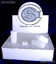 CoinSafe Square Coin Tubes for 40 QUARTERS Box of 100