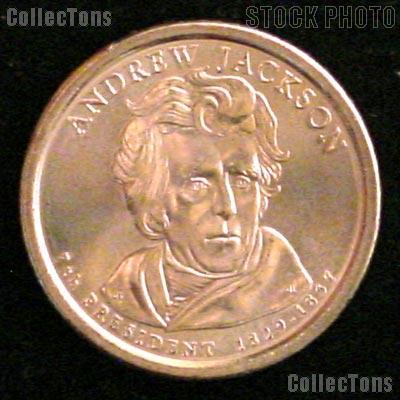 2008-D Andrew Jackson Presidential Dollar GEM BU 2008 Jackson Dollar