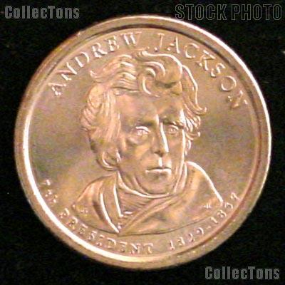 2008-D Andrew Jackson Presidential Dollar GEM BU 2008 Jackson Dollar