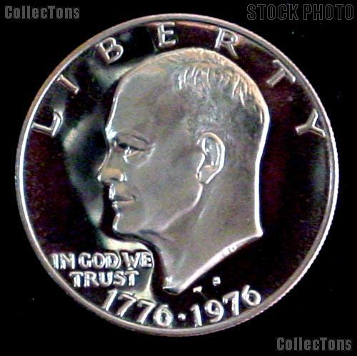 1976-S Proof Ike Eisenhower Dollar - Type 1 Clad