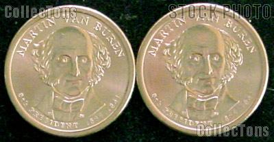 2008 P&D Martin Van Buren Presidential Dollar GEM BU 2008 Van Buren Dollars
