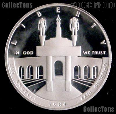1984-S Proof Olympic Commemorative Silver Dollars