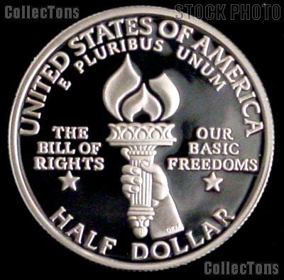 1993-S Proof Bill of Rights Commemorative Silver Half Dollars