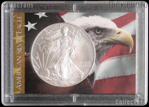 2010 American Silver Eagle in Classy Eagle 2x3 Holder