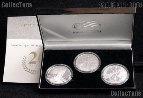 2006 American Silver Eagle 20th Anniversary Coin Set