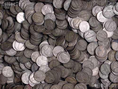 Jefferson Silver War Nickel Rolls - 40 Coins