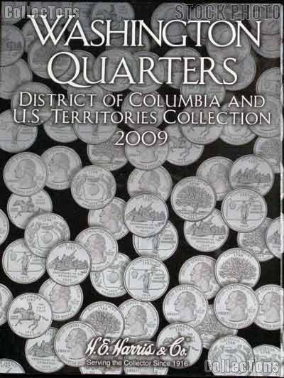 Harris D.C. & Territory Quarters 2009 Coin Folder  2640