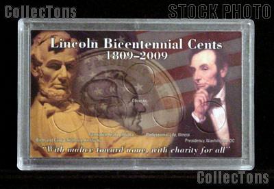 Harris 3x5 Permalock Holder LINCOLN BICENTENNIAL CENTS