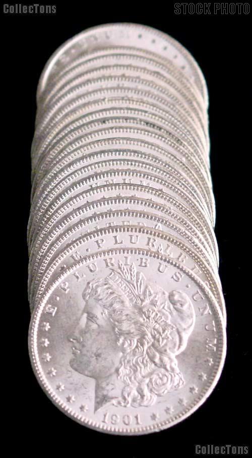 1901-O BU Morgan Silver Dollars from Original Roll