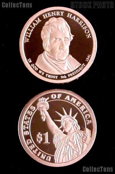 2009-S William Henry Harrison Presidential Dollar GEM PROOF Coin