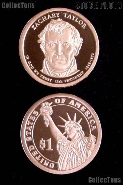 2009-S Zachary Taylor Presidential Dollar GEM PROOF Coin