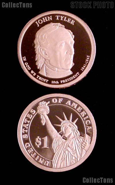 2009-S John Tyler Presidential Dollar GEM PROOF Coin