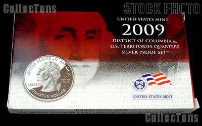 2009 SILVER QUARTER PROOF SET OGP Replacement Box and COA