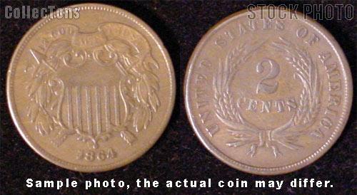 Two-Cent Pieces 1864-1873 *3 Different Coins