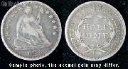 Liberty Seated Half Dime 1837-1859 (V1 or V2)