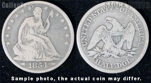Liberty Seated Arrows At Date Half Dollar 1853-1855