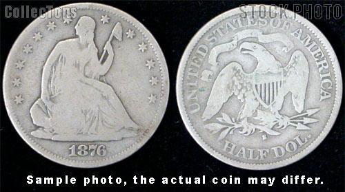 Liberty Seated Motto Half Dollar 1866-1891 Variety 4