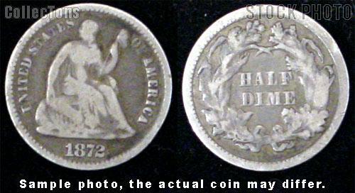 Liberty Seated Legend Half Dime 1860-1873 Variety 4