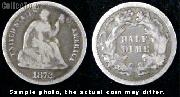 Liberty Seated Legend Half Dime 1860-1873 Variety 4