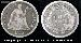 Liberty Seated Legend Half Dimes 1860-1873 (V4) *3 Different Coins