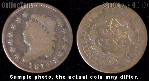 Classic Head Large Cent 1808-1814